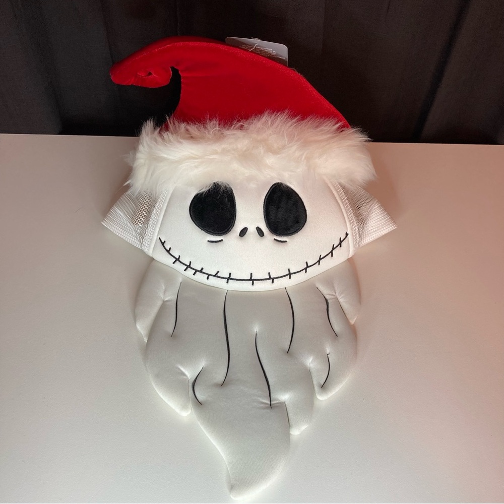Disney Parks Jack Skellington Santa Holiday Christmas Baseball Cap - Picture 10 of 10